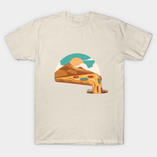 pizza T-Shirt by rururara